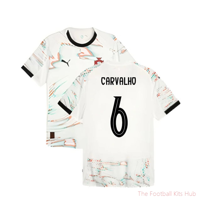 2025-2026 Portugal Away Authentic Jersey (Carvalho 6)