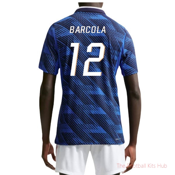 France Aero-Fit Match 2026-2027 Home Shirt (Barcola 12)