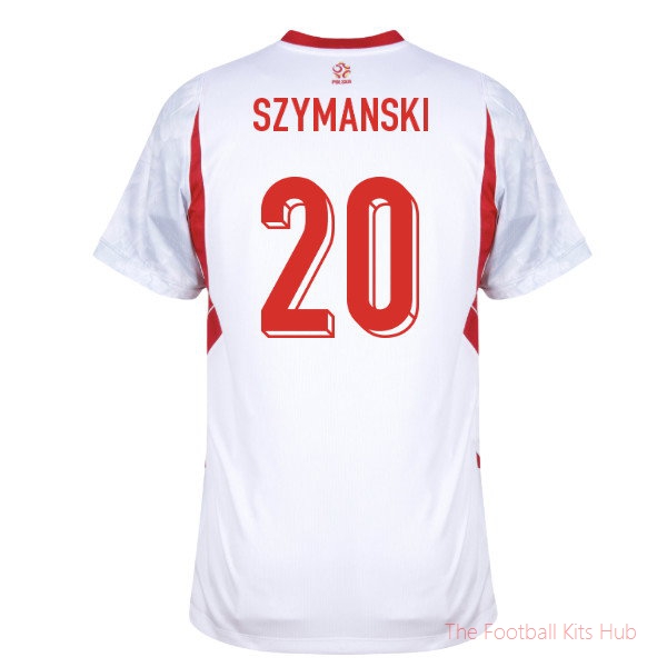2026-2027 Poland Home Shirt Team Jersey Szymanski #20 Kids'