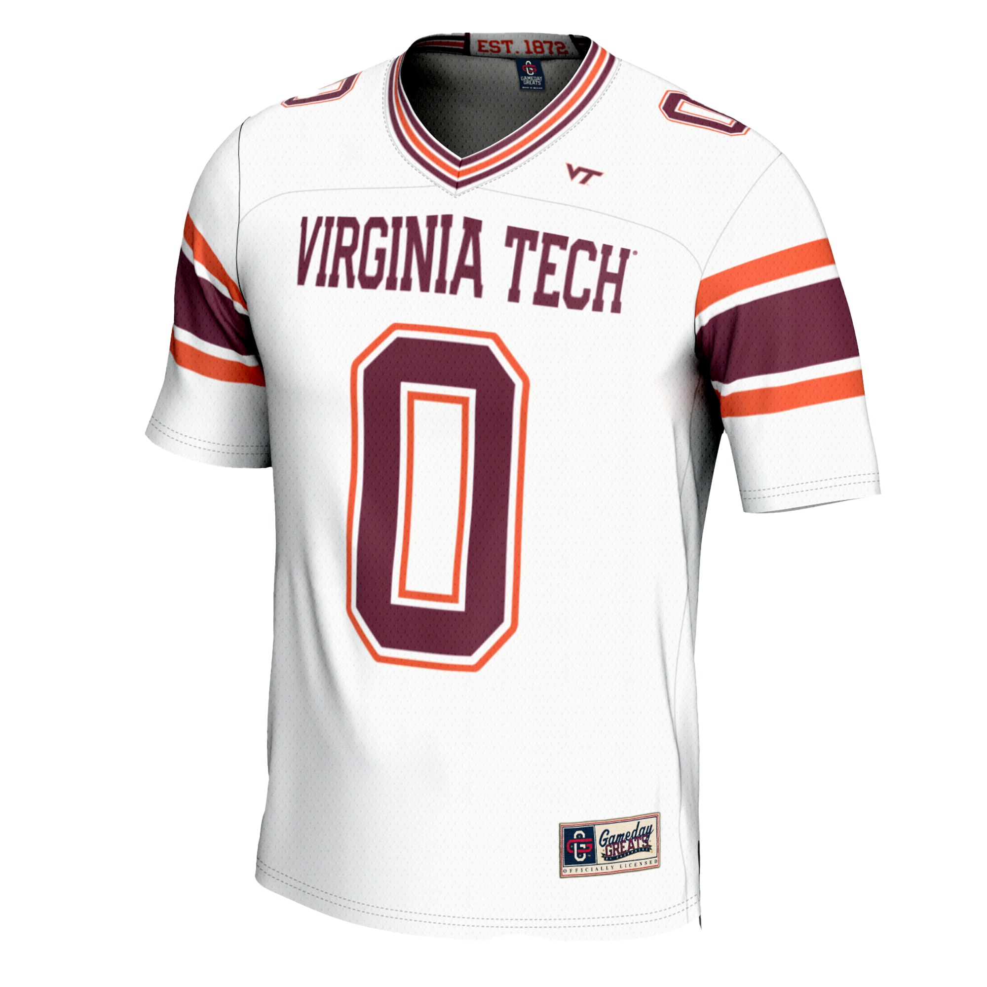 [DDG] Virginia Tech Hokies GameDay Greats Football Jersey - White