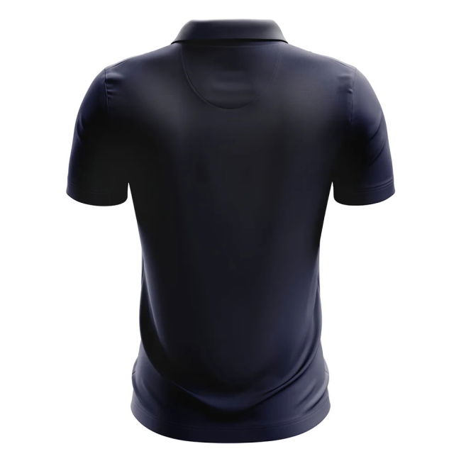 Premium New Zealand Football Polo Shirt (Navy) Authentic