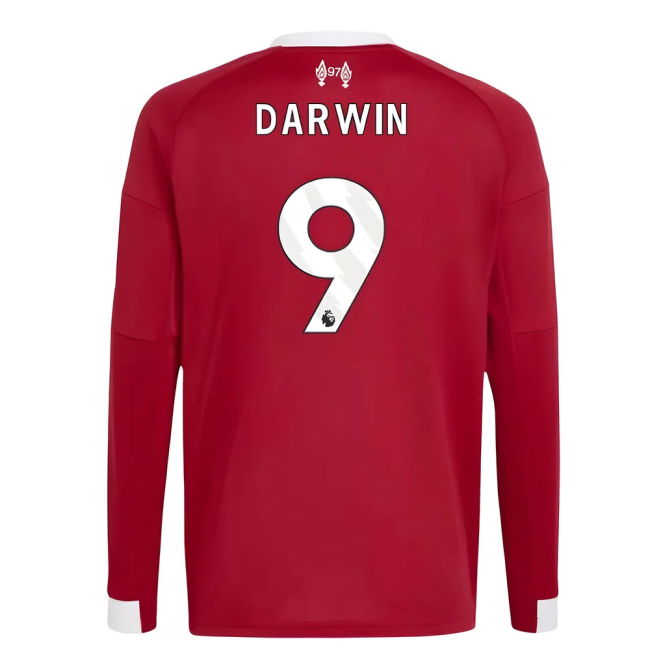 Liverpool 2025-20 Home Soccer Kit Darwin Printing L M S Kids