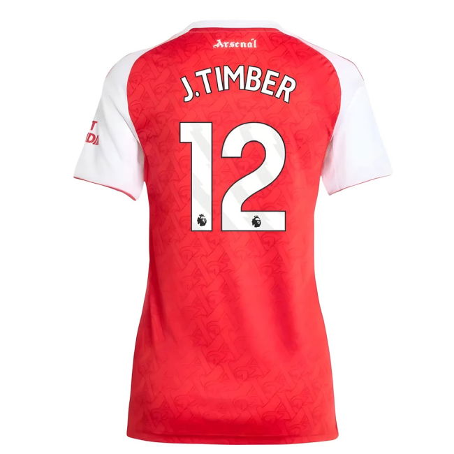 Womens 2026 Collection Arsenal Home Game Jersey 2025-2026 (Timber 12)