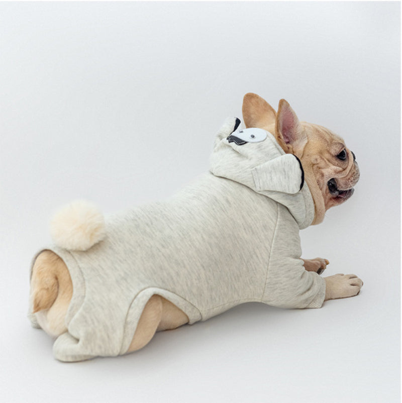 SnugFur French Bulldog Winter Cloth Jumpsuit Pajamas