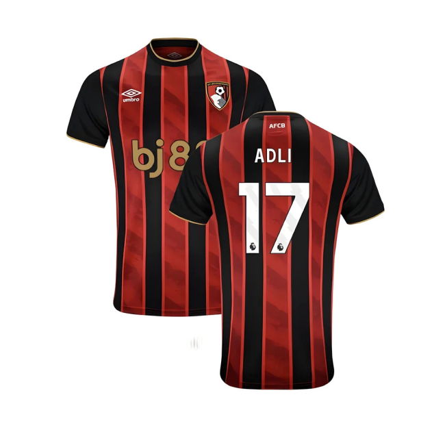 Pro Series Bournemouth Bournemouth Home Shirt Adli #17 Fresh Look ...