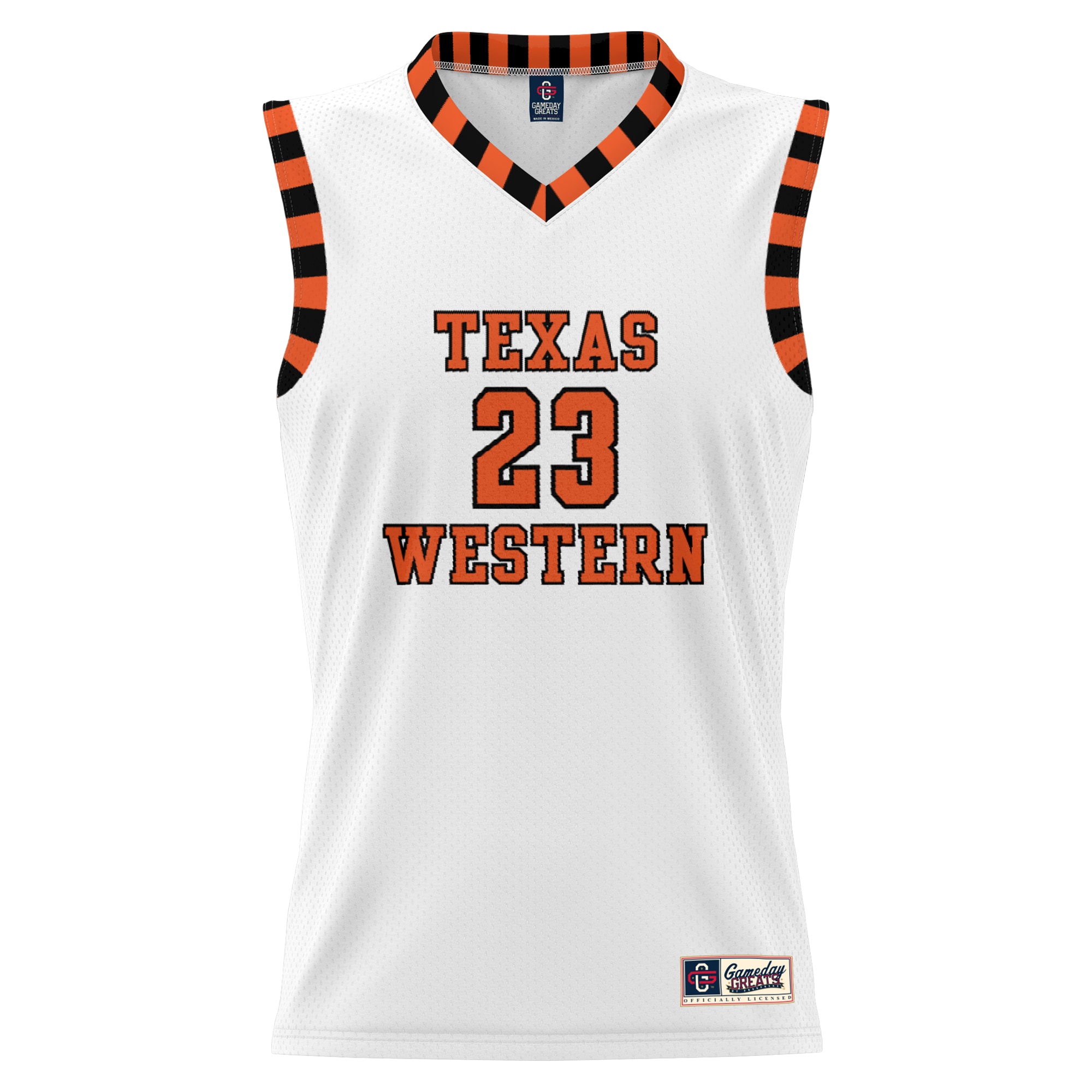 [DDG] UTEP Miners GameDay Greats Throwback Basketball Jersey - White