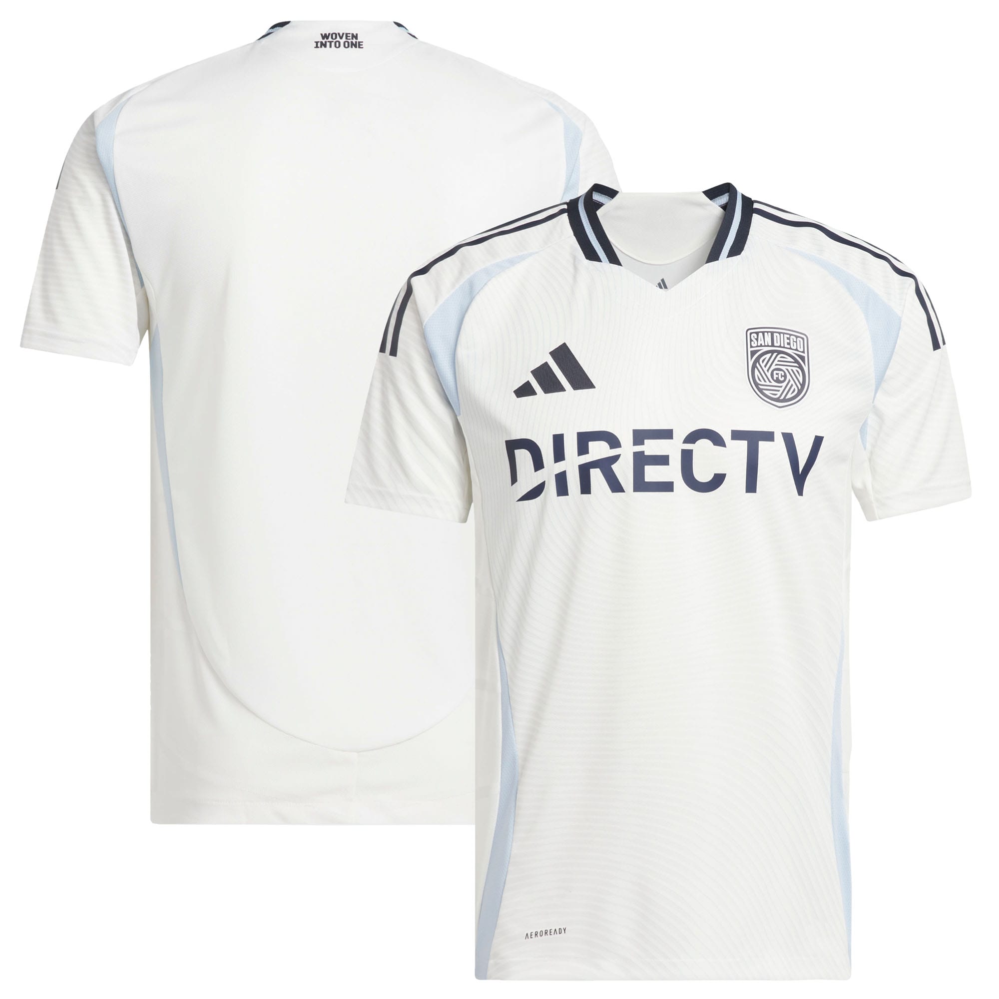 [SJH] San Diego FC 2025 Woven Into One Replica Jersey - White