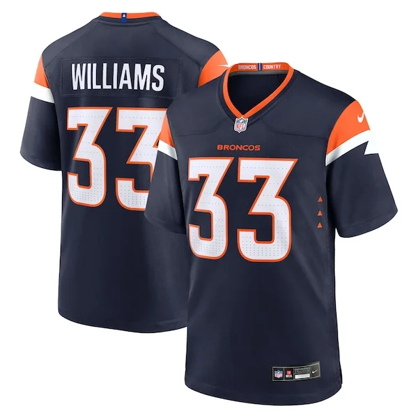 Performance None Game Jersey - Premium Navy NFL Fan Jersey | Game D...