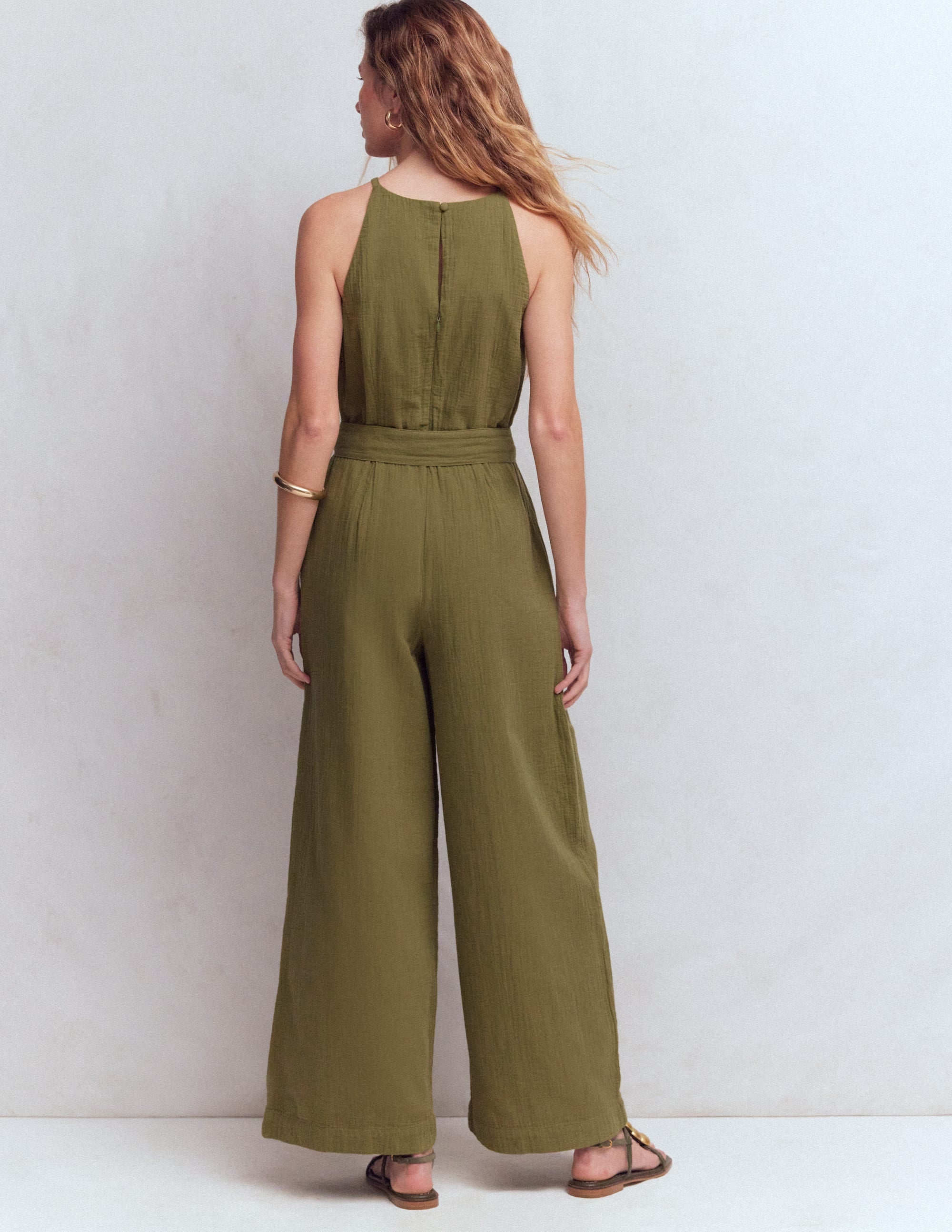Rosa Double Cloth Jumpsuit