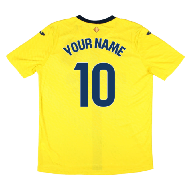 2025-2026 Villarreal Home Shirt (Kids) (Your Name) | Premium Material