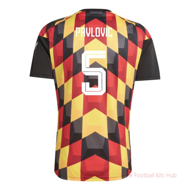 Football Germany 2026-2027 Home Pre-Match Shirt (Pavlovic 5)