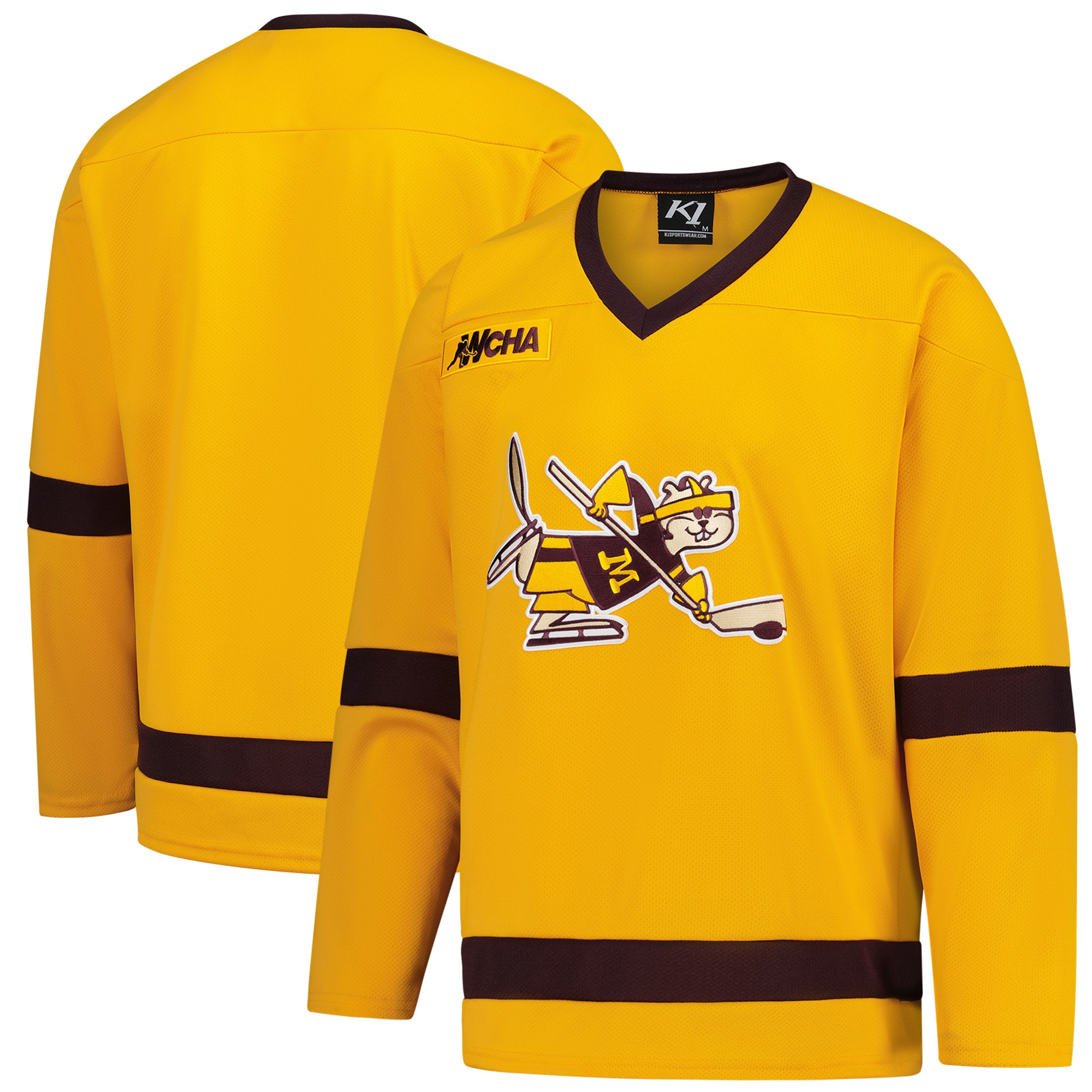 [NJP] Minnesota Golden Gophers 25th Anniversary Unisex Women's Hockey Team Jersey - Gold