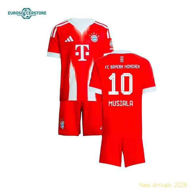 Bayern Munich 2024-25 Home Fan Version For Adults (Musiala Match