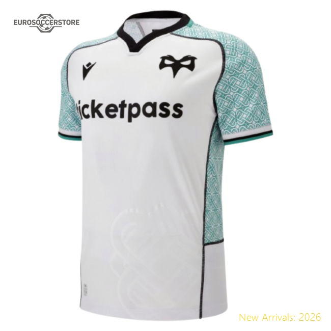 2025-2026 Ospreys Away Rugby Shirt (Kids) (Your Name)