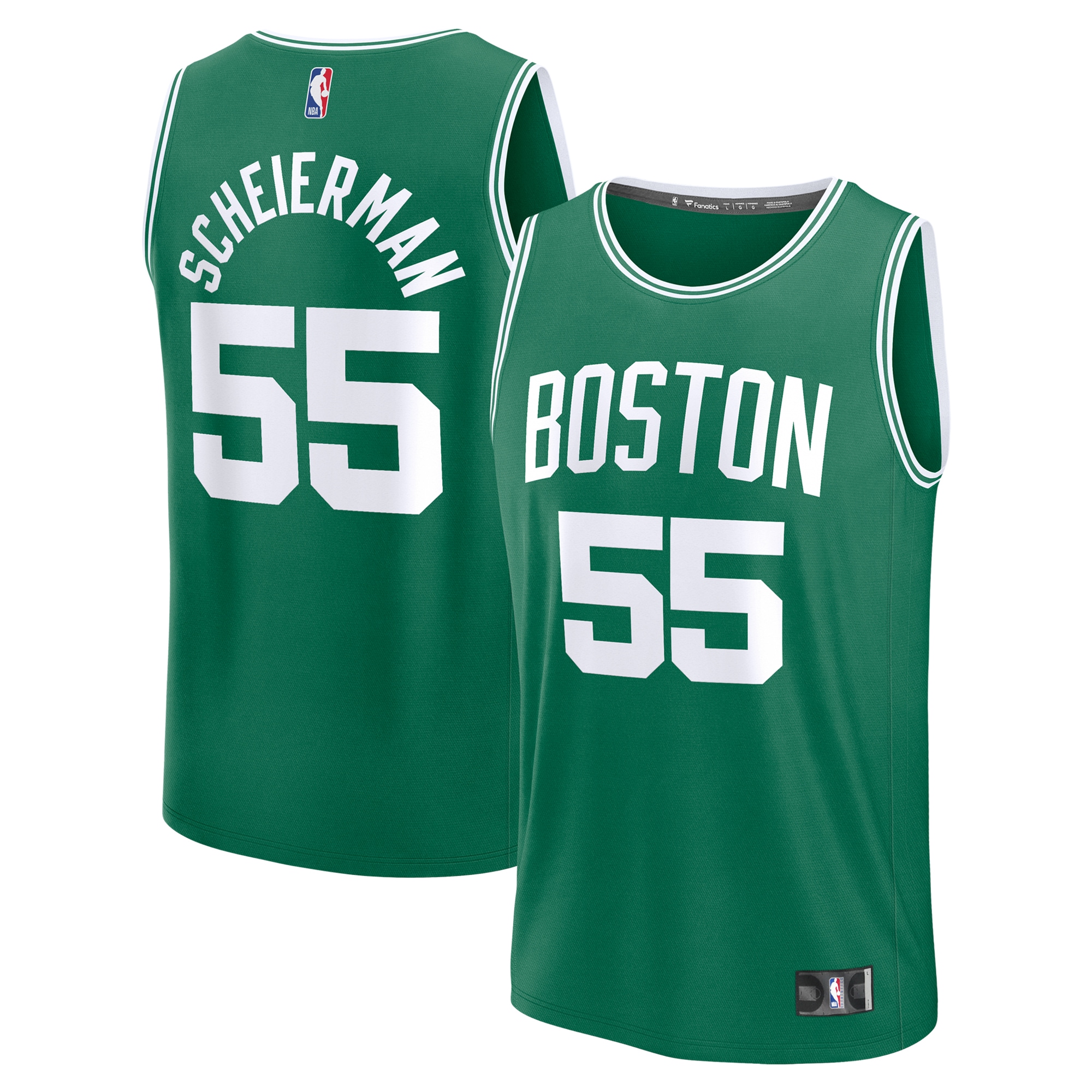 [SJH] Women's Baylor Scheierman Boston Celtics 2024 NBA Draft Fast Break Player Jersey - Icon Edition - Kelly Green