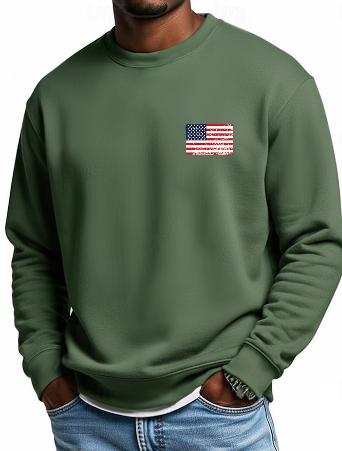 US America 250 Year Anniversary Men's American Flag Freedom Hoodie