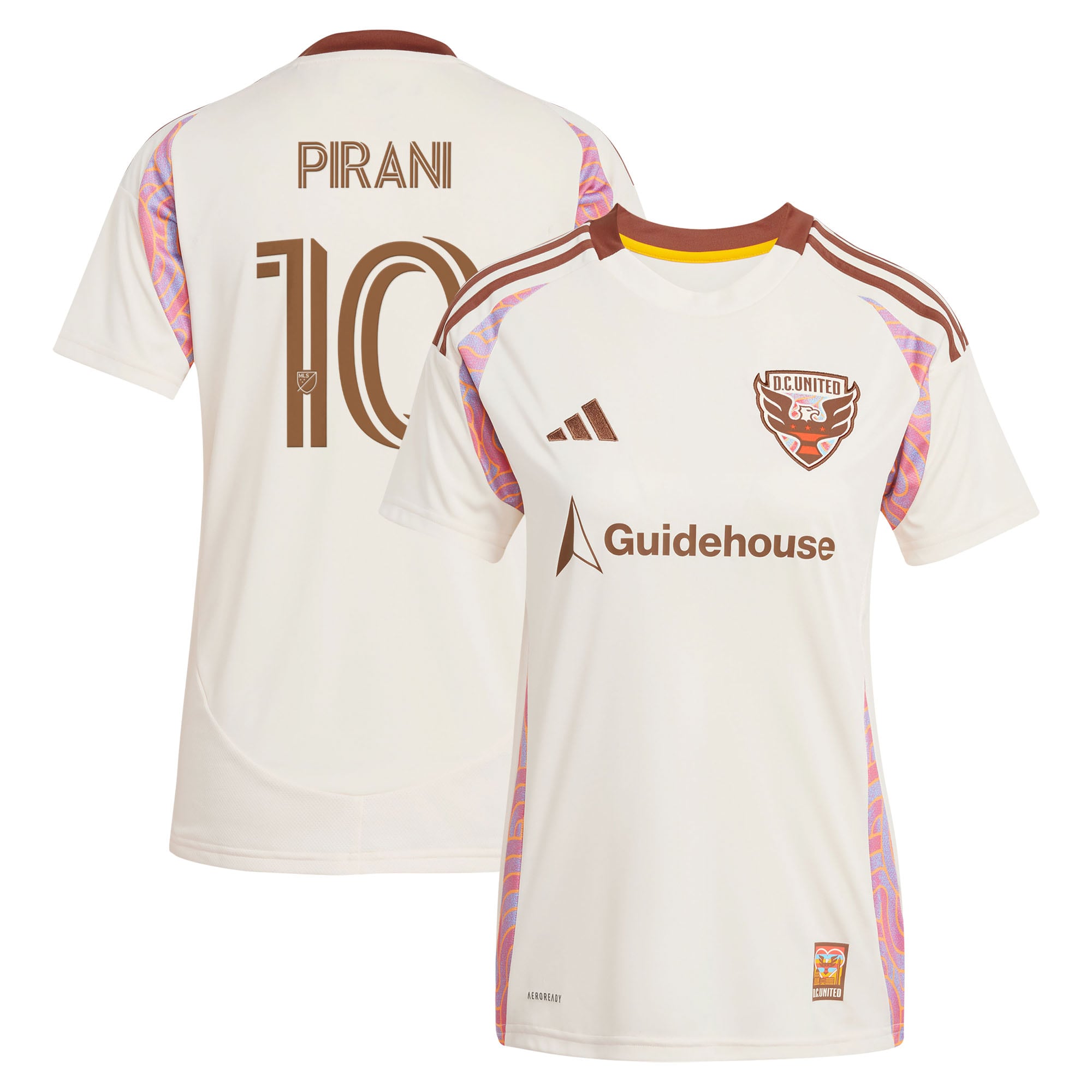 [ESK] Youth Gabriel Pirani D.C. United Women's 2025 The Soul Kit Replica Jersey - Natural
