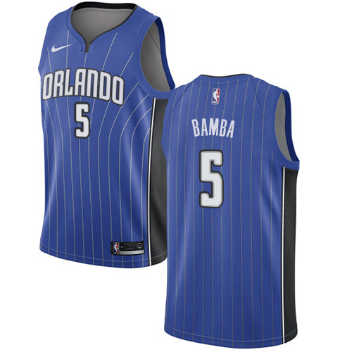 Durable ORL Mohamed Bamba #5 2024 Icon Swingman NBA Jersey Green -