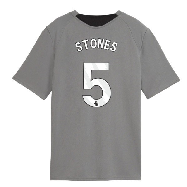 [VFJ] 2026-2027 Man City Training Jersey (Cast Iron) - Kids (Stones 5)