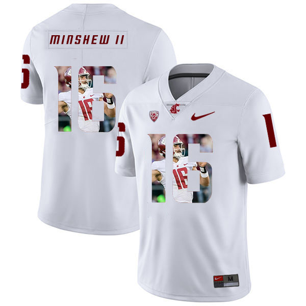 Men's None White 2024 alternate jersey Gardner Minshew #16 game day