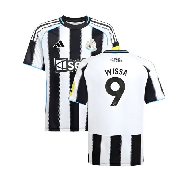 2025-20 Newcastle Home Soccer Jersey Wissa 9 L M S Kids