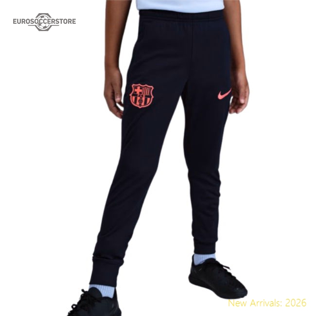 2025-2026 Barcelona Strike Third Tracksuit (Crimson Tint) - Kids