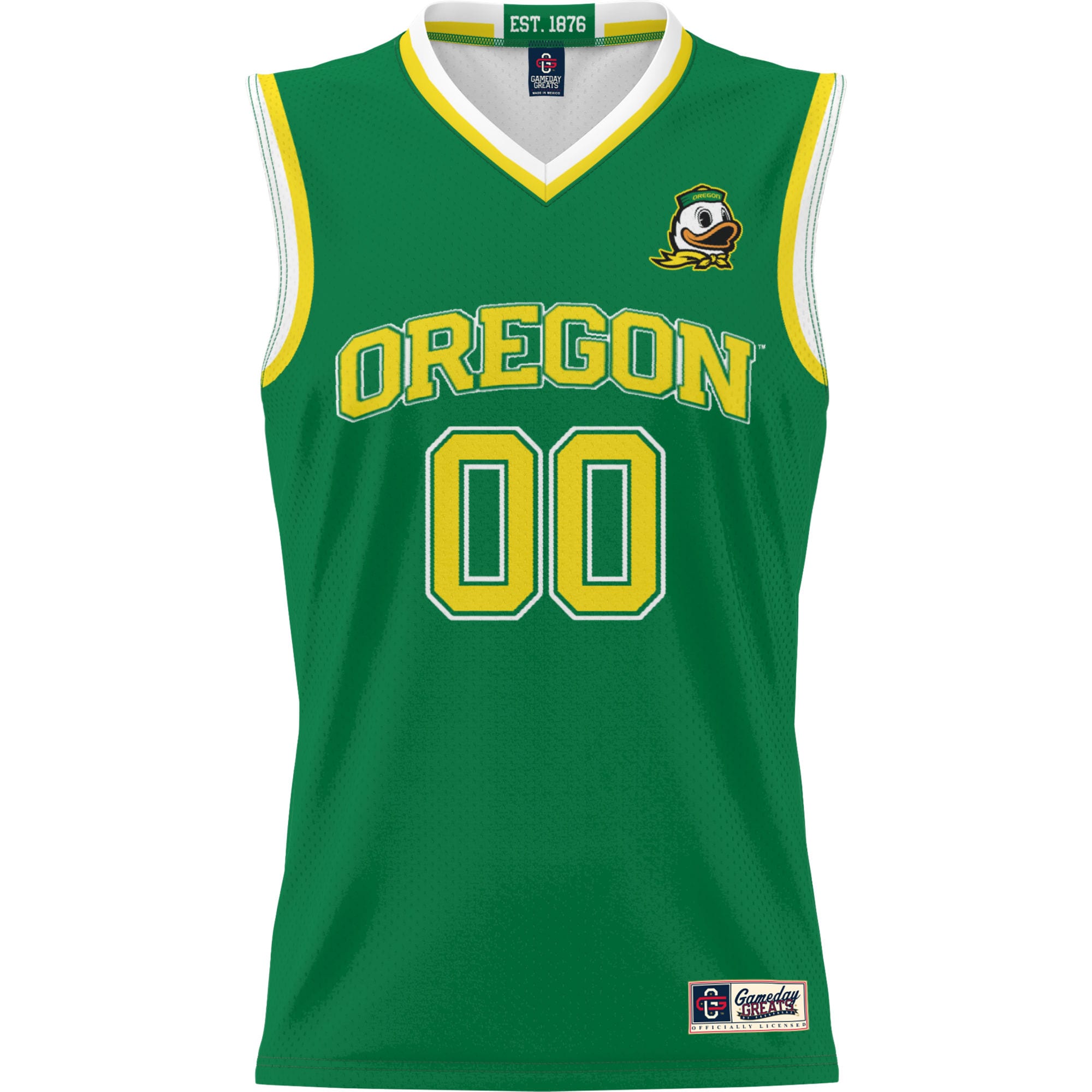 [NJP] Oregon Ducks GameDay Greats Youth NIL Pick-A-Player Lightweight Women's Basketball Jersey - Green