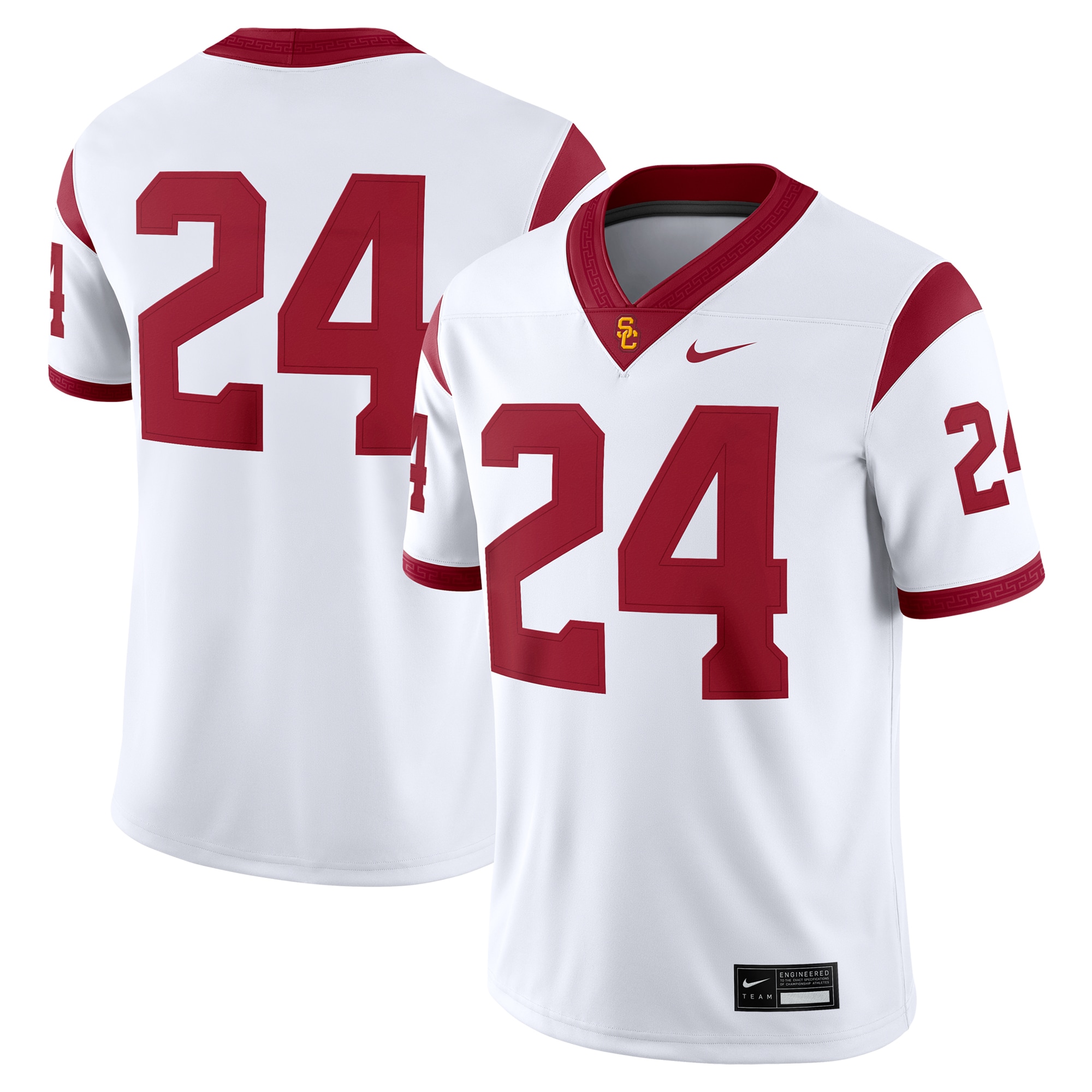 [NJP] USC Trojans Game Jersey - White