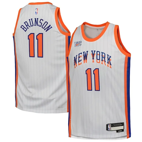Jalen Brunson NYK Official Swingman Jersey - Official - Fan Favorite