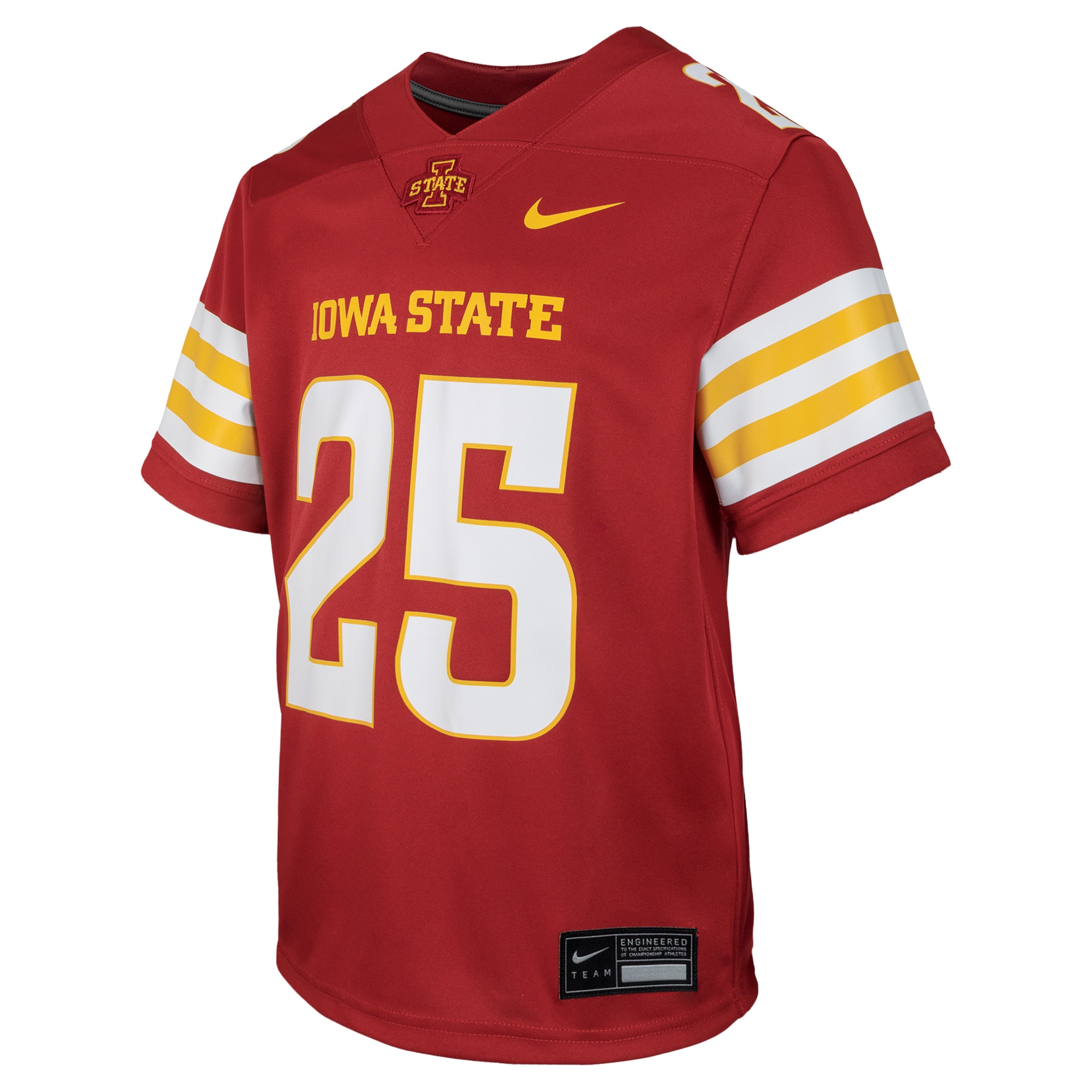 [NJP] Iowa State Cyclones Youth Untouchable Replica Game Jersey - Cardinal