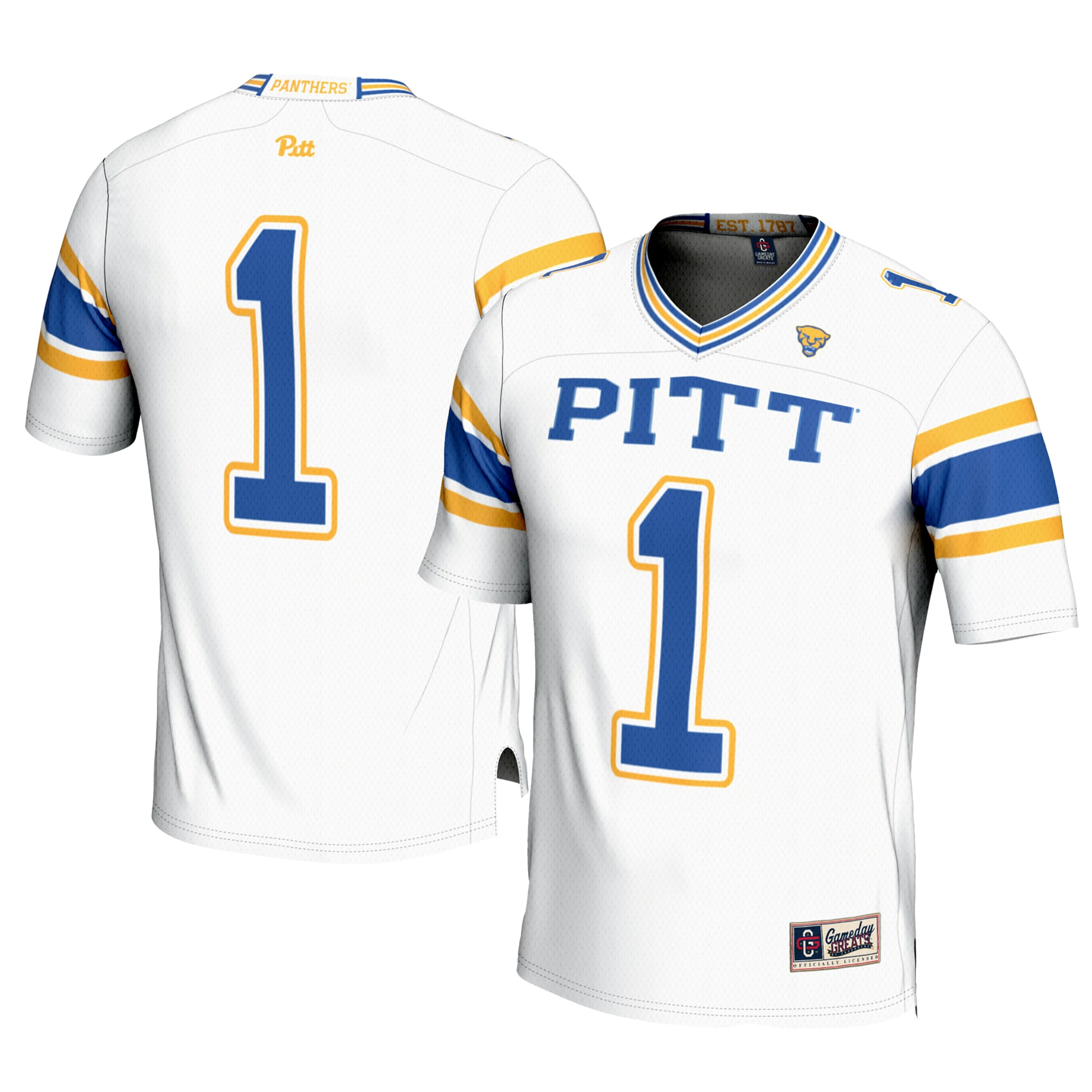 #1 Pitt Panthers GameDay Greats 2026 Season Football Jersey - Cardinal