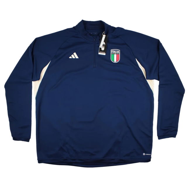 2023-2024 Italy Tiro Taining Top (Dark Blue) Holland Oranje