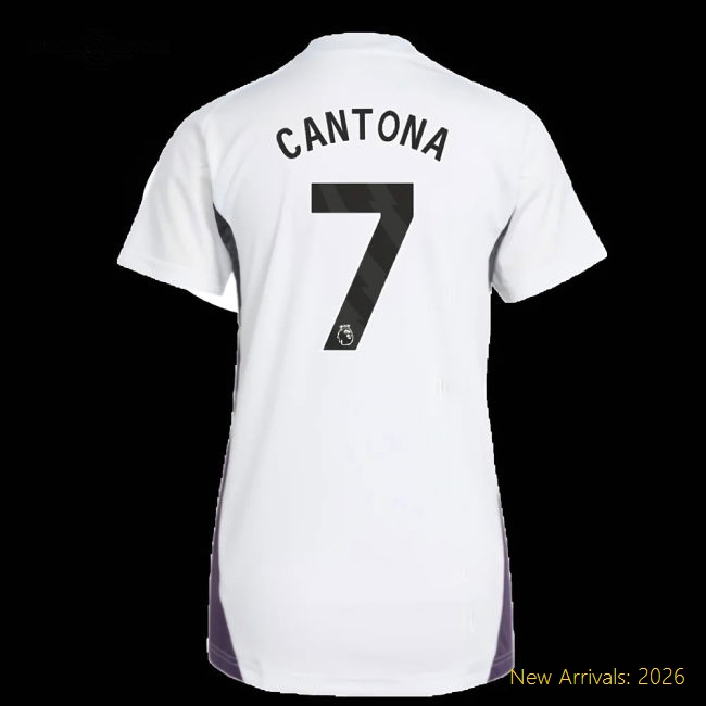2025-2026 Man Utd Training Jersey (White) - Womens (Cantona 7)