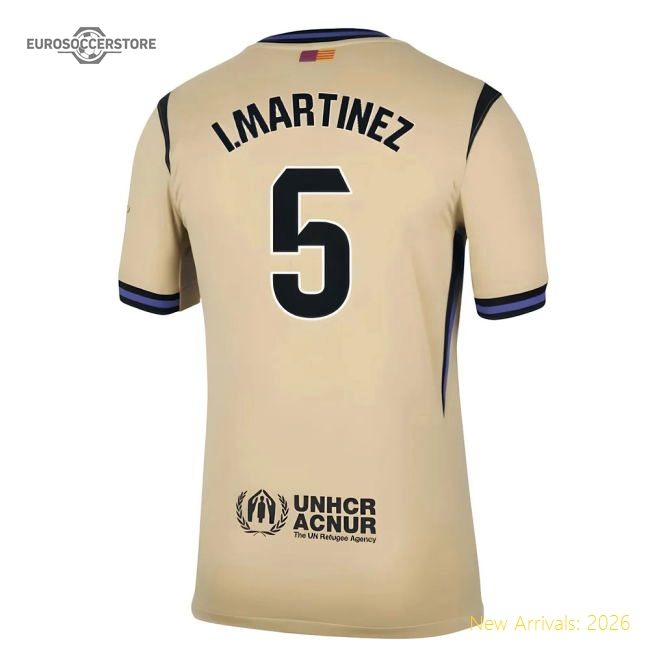 Best-Selling 2025-2026 Barcelona Away Shirt (I.Martinez 5)