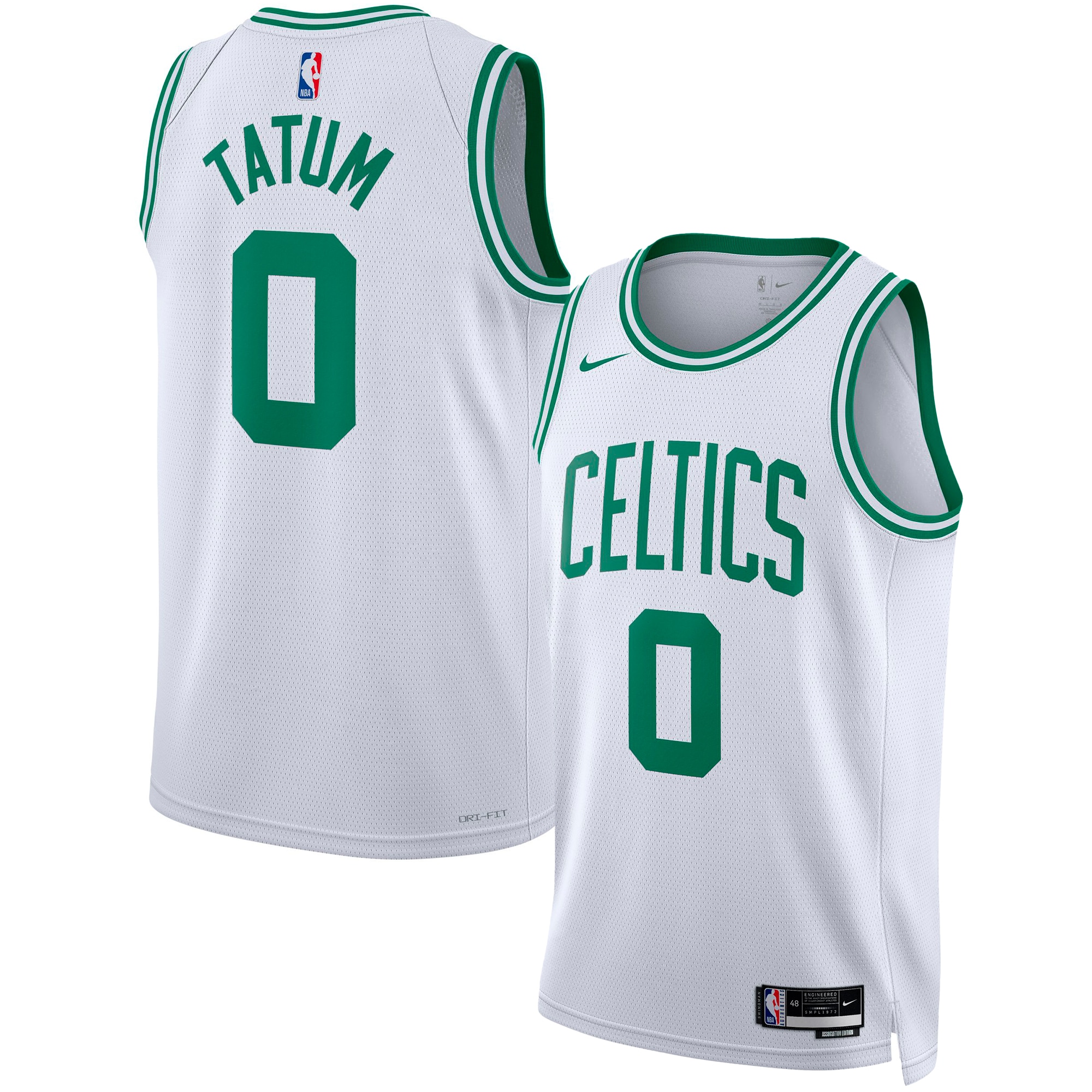 [LK] Jayson Tatum #0 Boston Celtics Unisex Swingman Jersey - Association Edition - White