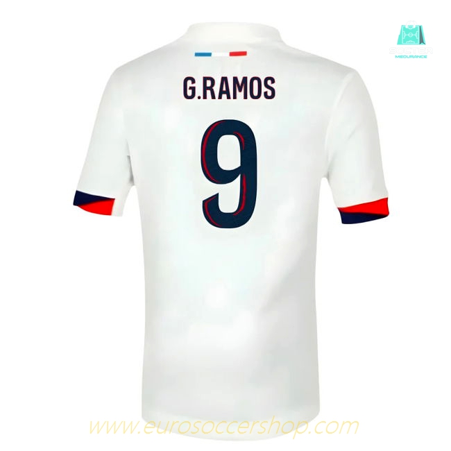 2025-2026 PSG Away Shirt (Sponsorless) - Kids (G.Ramos 9)