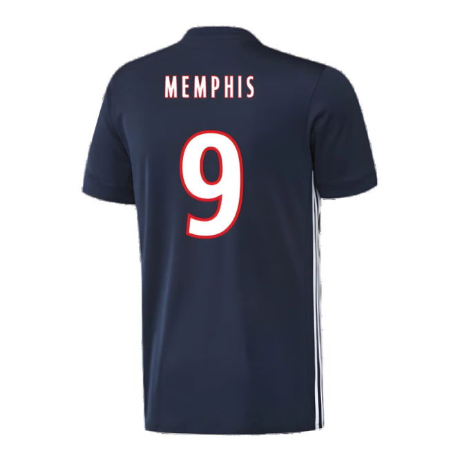 Lyon 2017-18 Away Shirt ((Excellent) L) (Memphis 9)