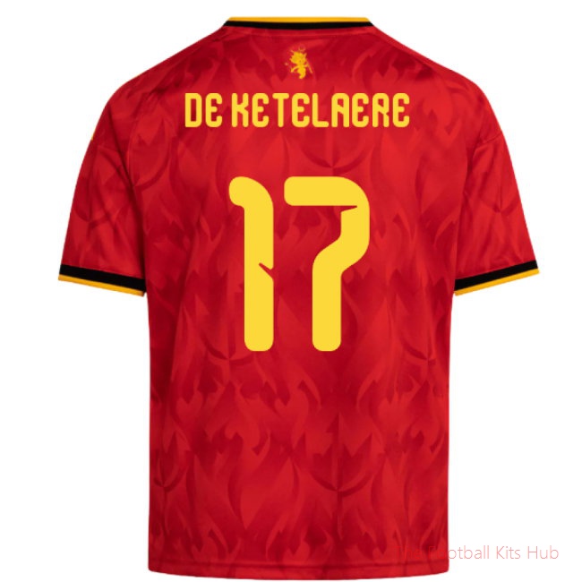 [LK] 2026/27 Belgium Home Mini Kit (De Ketelaere 17)