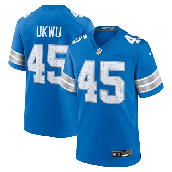 None Game NFL Jersey - Blue | Durable Football Apparel | NFL Football