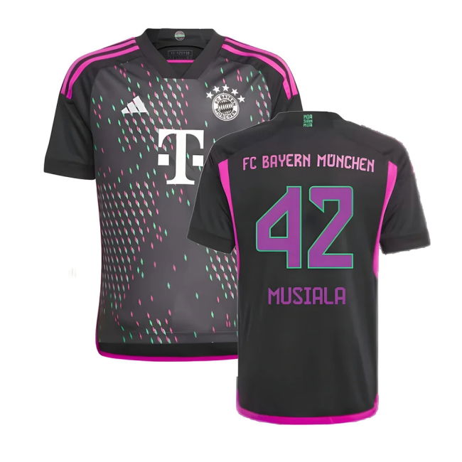 2023-2024 Bayern Away Shirt - Kids (Musiala 42) Stretch Fabric