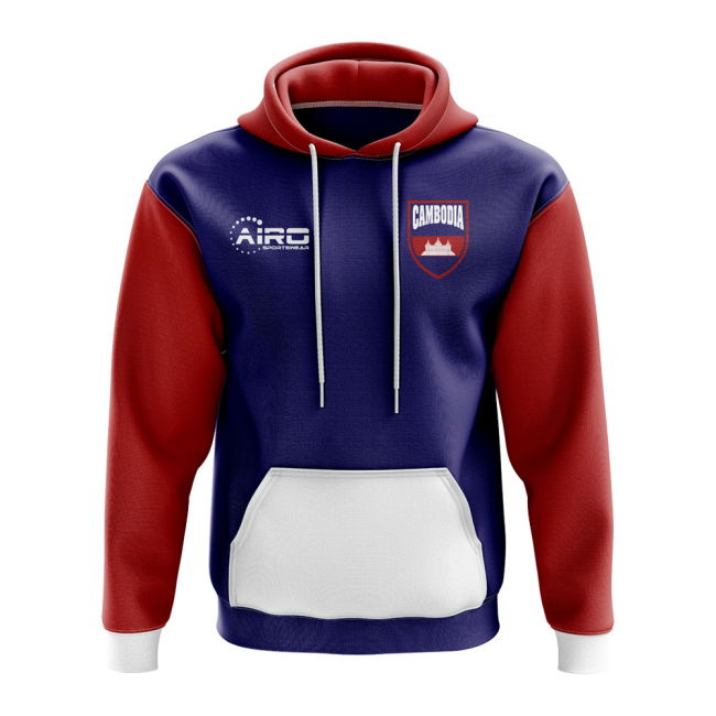 Collector'S-Item Cambodia Concept Country Football Hoody (Navy)