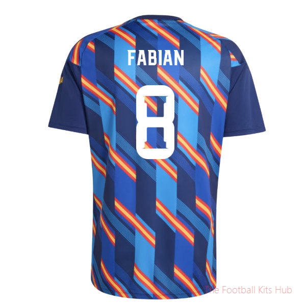 Replica Spain 2026-2027 Home Pre-Match Shirt (Fabian 8)