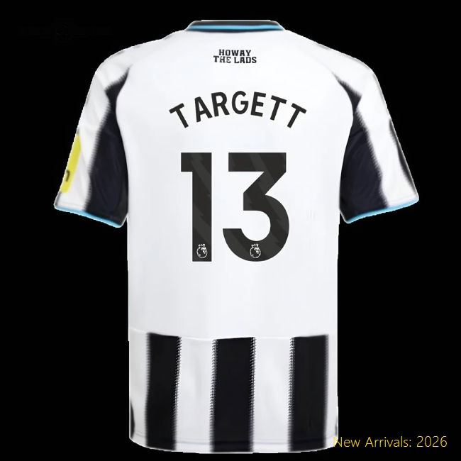 2025-2026 Newcastle Kids Targett Jersey Kids-safe Technology