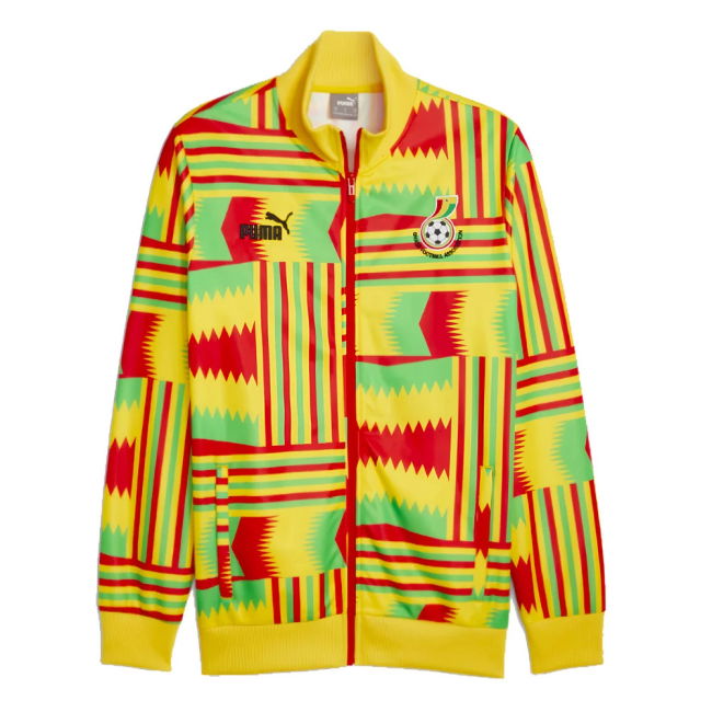 Aero-Dynamic 2023-2024 Ghana Ftblculture Track Jacket (Yellow)