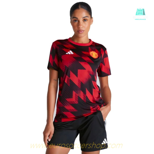 2025-2026 Man Utd Pre-Match Shirt (Red) - Womens