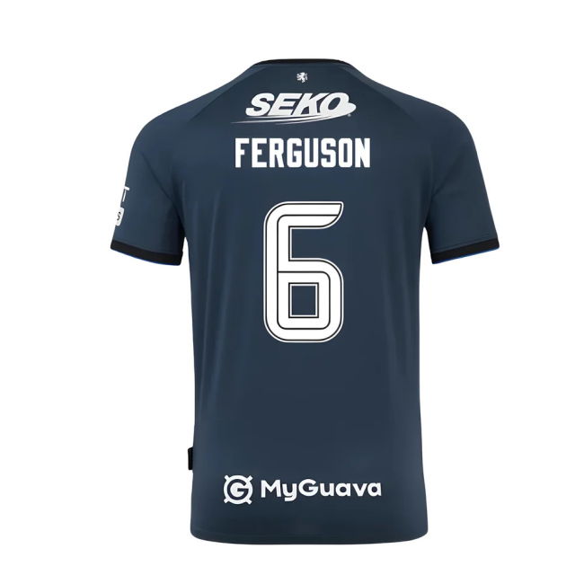 Top Grade 2025-2026 Rangers Third Third Ferguson 6 With Retro Design