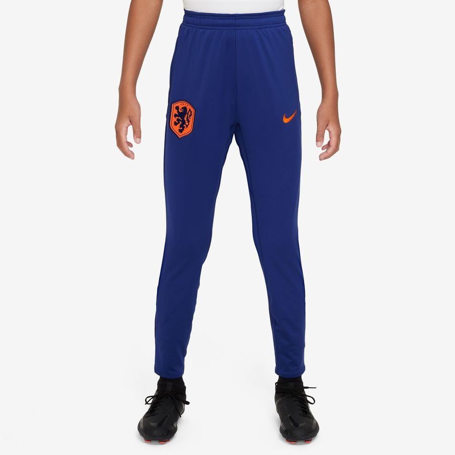 Holland Training Trousers Dri-FIT Strike - Deep Royal Blue/Safety Orange Kids