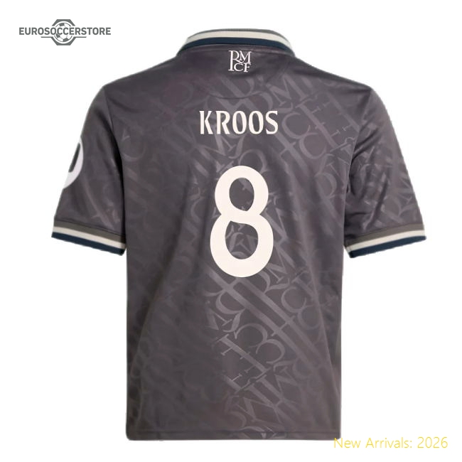 2024-2025 Real Madrid Third Youth Kit (Kroos 8)