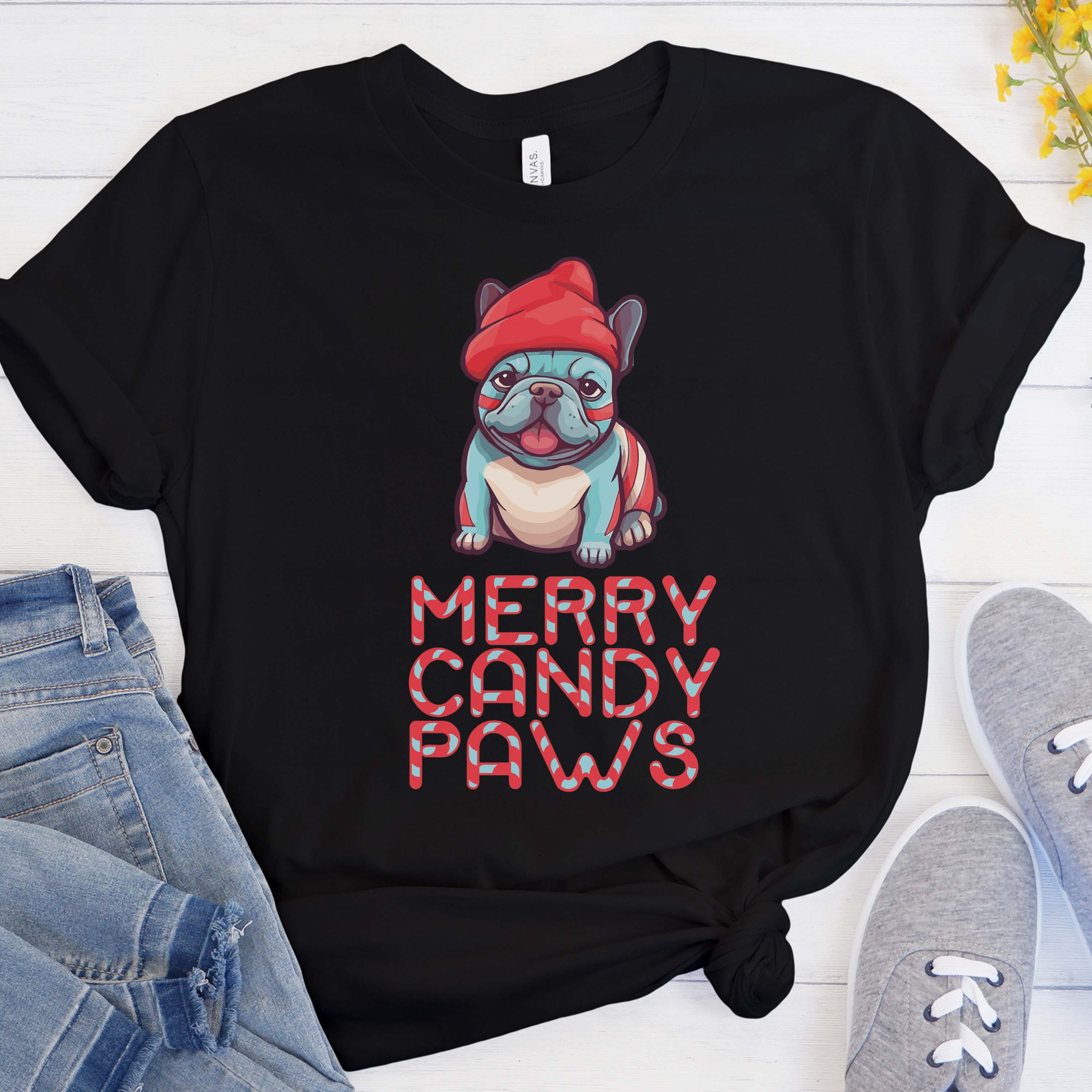 Frenchie's Candy - Dog Owner Unisex T-shirt Frenchie Themed Wear