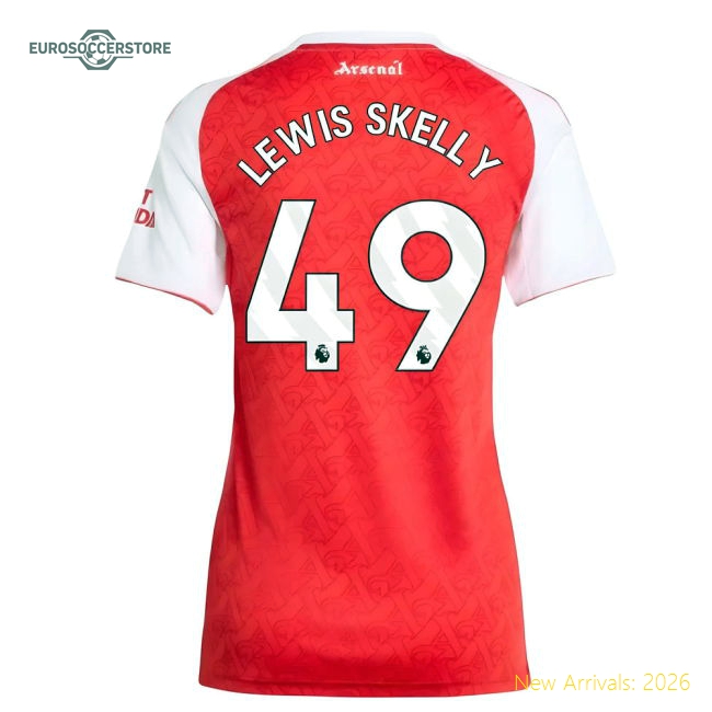 Premium Arsenal Womens Jersey Lewis Skelly 2025-2026 Climacool